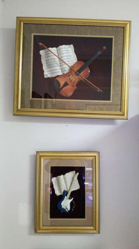 Collectable Musical Instruments in Frames